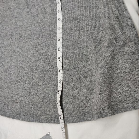 Vince Mock Neck Long Sleeve Knit Sweater Dress Large Minimalist Quiet Luxury - Picture 12 of 12